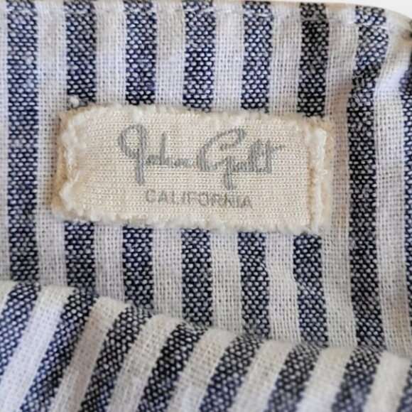XS Blue & White Pinstriped Keyhole Tank - John Galt - Picture 5 of 10